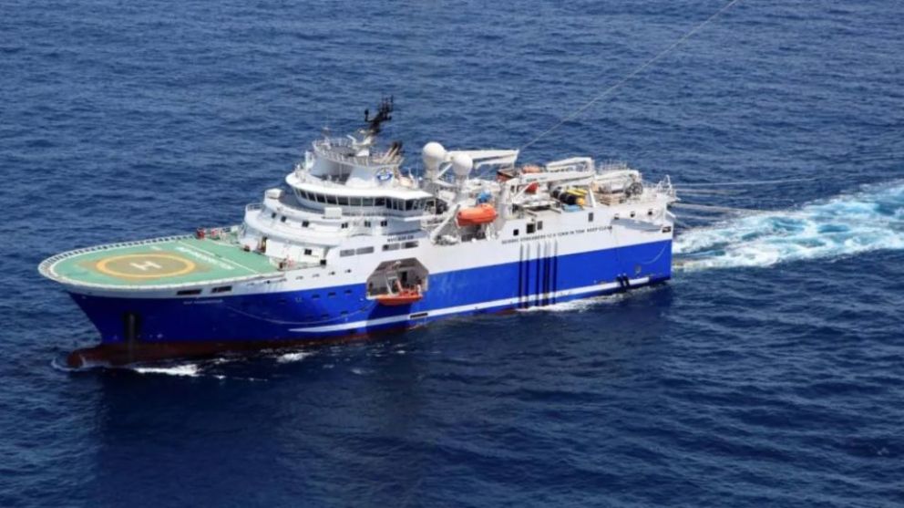 Offshore: el BGP Prospector navega el Mar Argentino en busca del mejor punto para el pozo Argerich