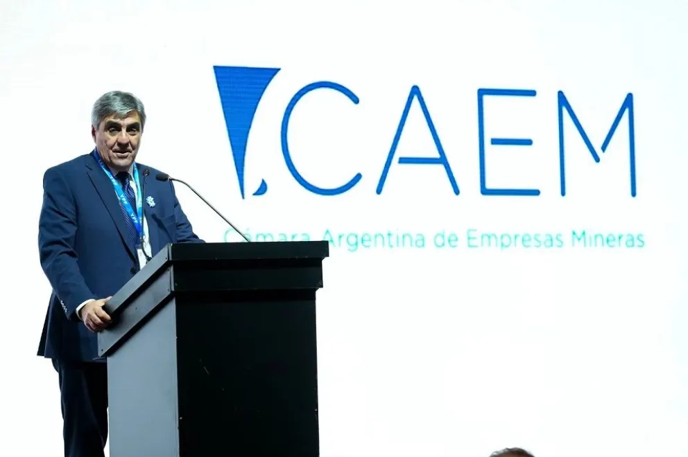 Retrato de Roberto Cacciola, presidente de la Cámara Argentina de Empresas Mineras.