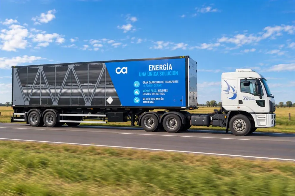 Camuzzi Energía presentó en la AOG el primer sistema Hexagon TITAN